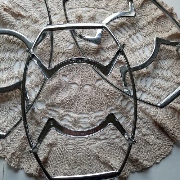 Corning Ware Trivet Lot of 3 Chrome Casserole Holder Vintage - Picture 6 of 9